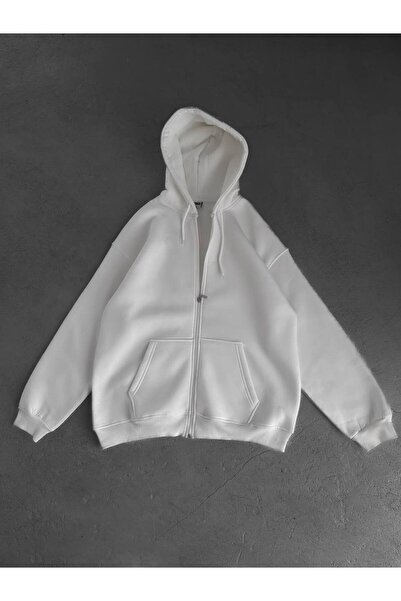 bergibo CARDIGAN CU GLUGĂ OVERSIZE CU FERMĂ - CARDIGAN CU 3 fire 100% bumbac ...