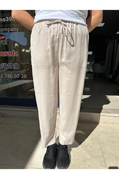 KAROL Lace Detailed Trousers