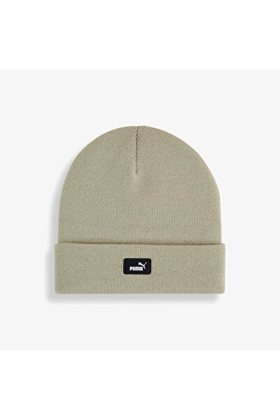 Puma Essential Mid Crown Beanie Unisex Haki Bere