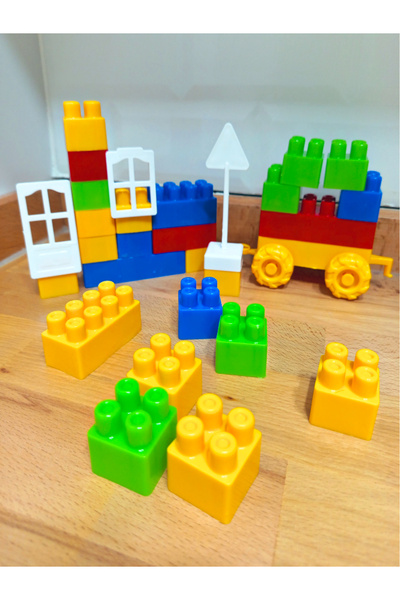 a v d a مكعبات بناء ليغو على شكل سيارة 34 قطعة