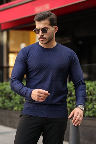 Wear Up Men's Crew Neck Long Sleeve Knitwear