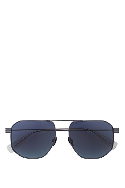 Kaleos Schultz Navy Blue Titanium Unisex Sunglasses