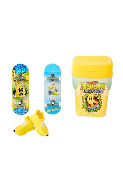 HOT WHEELS Skate 2'li Parmak Kaykay ve Kutu Seti Banana Licious HVK79