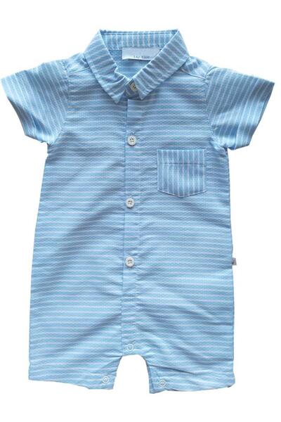 Dumledo بذلة بولو مخططة باللون الأزرق للأطفال الأولاد من بارباتوز