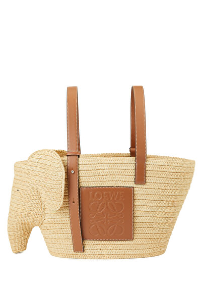 Loewe Elephant Basket Naturel Plaj Çantası