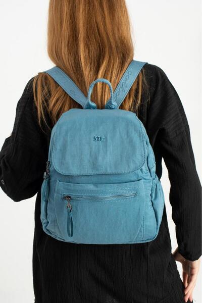 Baginn Women's Backpack Ultra Light Polyamide Fabric Daily Backpack with Waterproof Cover 29*27 cm