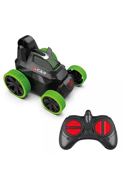 MEGA Uzaktan Kumandalı Akrobatik Zıppır Şarjlı Araba Yeşil