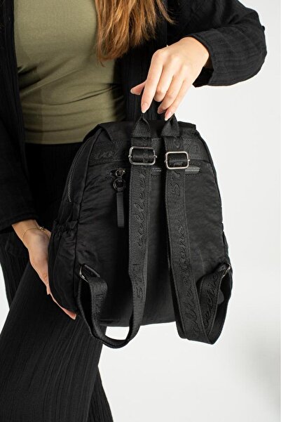 Baginn Women's Backpack Ultra Light Polyamide Fabric Daily Backpack with Waterproof Cover 29*27 cm