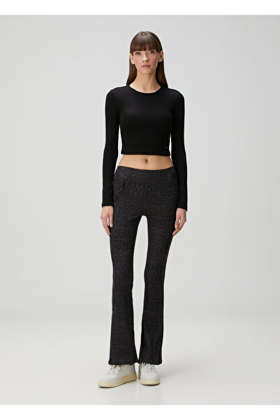 LES BENJAMINS Siyah Flare Tayt