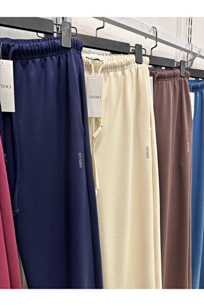 ELİF TARAKÇI BUTİK Modal Kumaş Bej Eşofman Altı