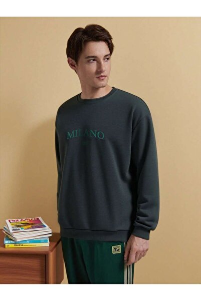 OVER HEAD Ανδρικό φούτερ Milano 96 με τύπωμα Oversize Cycling Jacket