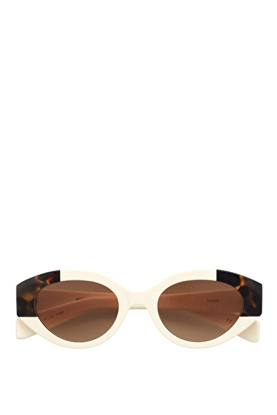 Kaleos Young White Acetate Women's Sunglasses