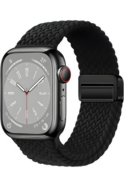 HYX حزام نايلون متوافق مع Apple Watch Ultra/3/2 49/45/46/44/42 مم