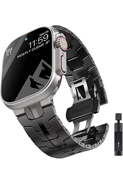 HYX سوار ساعة Apple Watch مقاس 49 مم، 46 مم، 45 مم، 44 مم، 42 مم، سوار ساعة A...