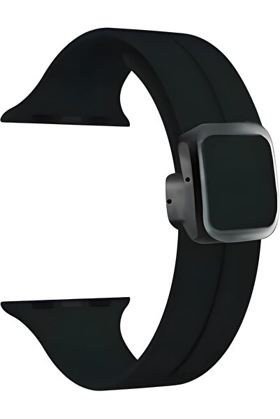 HYX سوار رياضي من السيليكون المغناطيسي متوافق مع ساعة Apple Watch Ultra/Ultra...