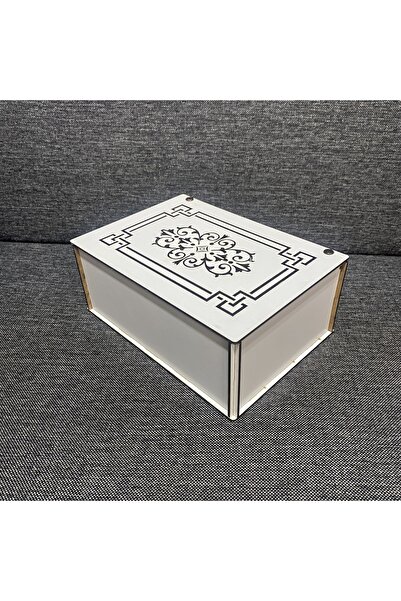DİKEN STORE Doğal Ahşap Çay Kutusu 9 Bölmeli Kapaklı Poşet Bitki Çayı Saklama Kabı Organizer Kutu (tea Box)