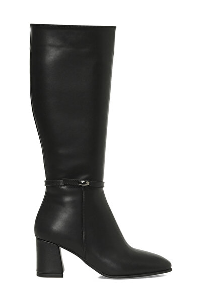 Butigo 25K-7049 5PR Μαύρες γυναικείες μπότες με τακούνι