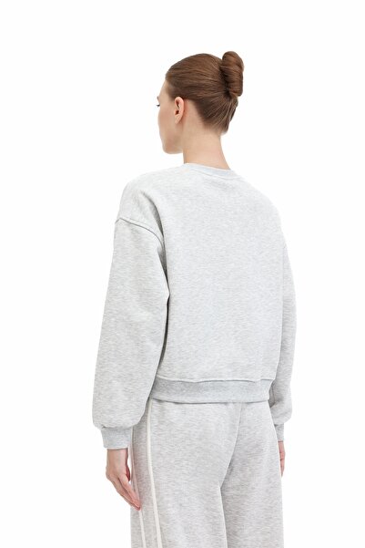 lumberjack Γκρι γυναικείο φούτερ WB 16AMMY-C 5PR