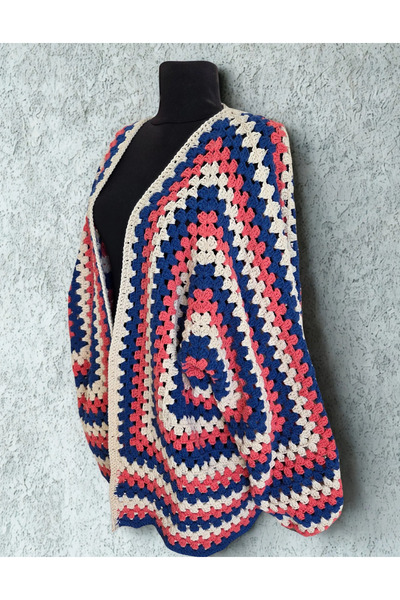 lupi Knitted Design Hexagon Cardigan