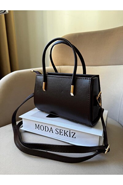 Moda Sekiz حقيبة كروس وحقيبة كتف نسائية من الجلد الصناعي كروس كروس لليد والكتف