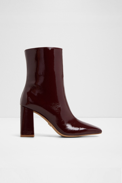 Aldo VELLAMO - Kadın Bordo Blok Topuklu Fermuarlı Şık Bot