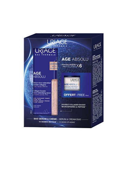 Uriage Age Absolu Micro-redensifying Serum + Pink Cream Etui 2 Stk 2 pz