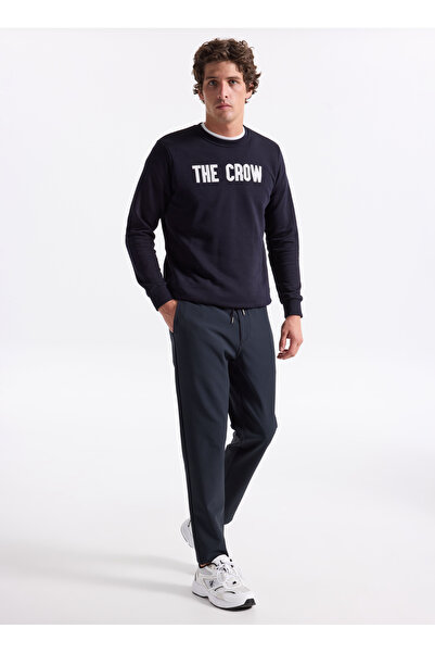 GMG FIRENZE Lastikli Bel Normal Paça Jogger Lacivert Erkek Pantolon GU25MFW01010