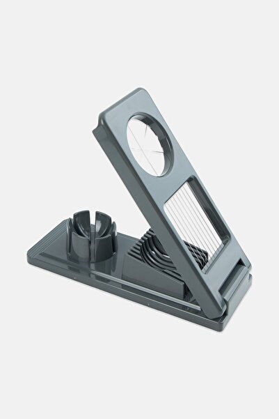 Bombay 2 In 1 Egg Slicer Stainless Steel Blades, Dark Grey