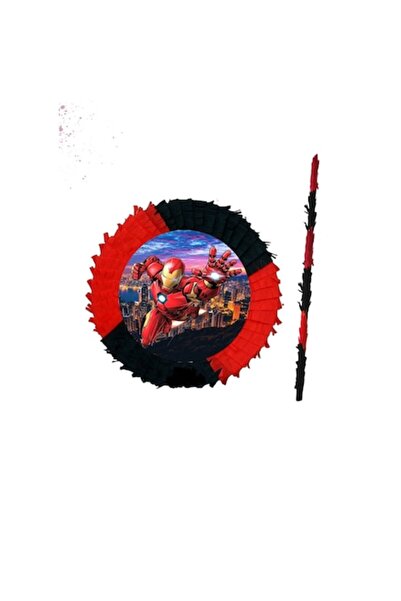 OEM Pinata Iron Man, diametru 42 cm + Liliac, Pinata Marvel