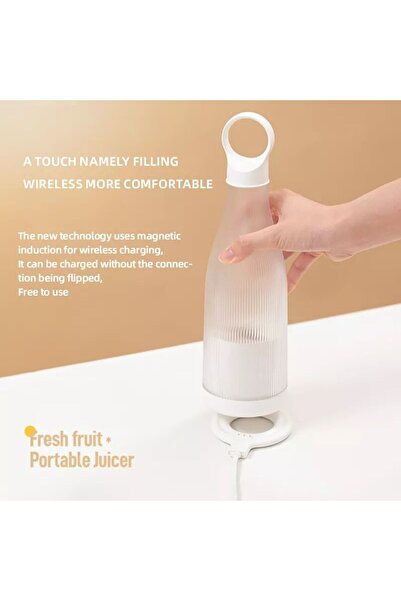 Generic Portable Electric Juicer Blender Bottle | 6-Blade, USB Rechargeable, Smoothie Maker