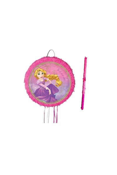 OEM Pinata cu Rapunzel, diametru 42 cm + băț