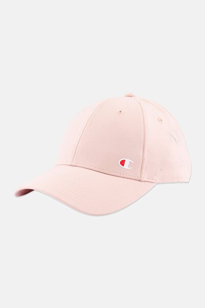 Champion قبعة نسائية قابلة للتعديل بشعار العلامة التجارية، لون وردي