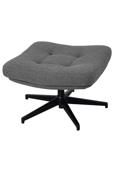 hobiurun Ayak uzatma taburesi, lejde gri-siyah