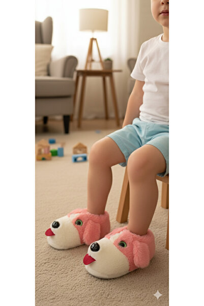DB Дитячі домашні капці з фігуркою собаки