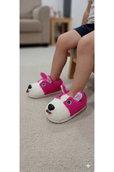 DB Çocuk Köpek Figürlü Ev İçi Panduf