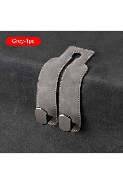 choice2 خطاف مسند رأس السيارة من SEAMETAL، رمادي، قطعة واحدة، عالي الجودة، مص...