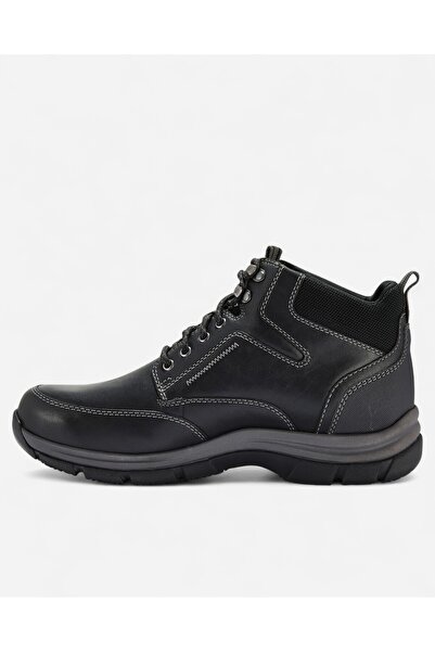 CLARKS Spypath Hi GTX Black Leather, M; 7 Erkek Siyah Bot 26184453