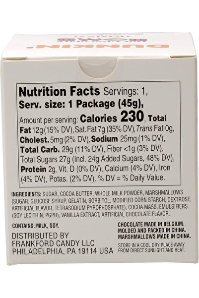 Dunkin ' Original Hot Chocolate Bomb, Melting Belgian Milk Chocolate Ball Filled with Mini Marshmallo