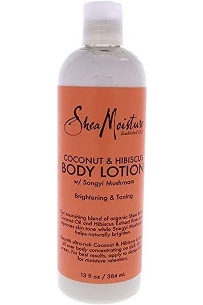 Shea Moisture Coconut and Hibiscus Body Lotion Brightening and Toning