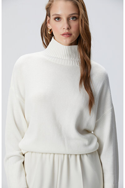 Network Yün Karışımlı Balıkçı Yaka Triko Kadın Kazak