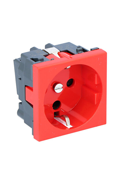 Other Priză Schuko roșie 2PZ, 16A 250V seria Mosaic