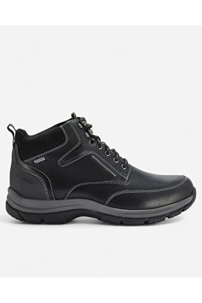 CLARKS Spypath Hi GTX Black Leather, M; 7 Erkek Siyah Bot 26184453