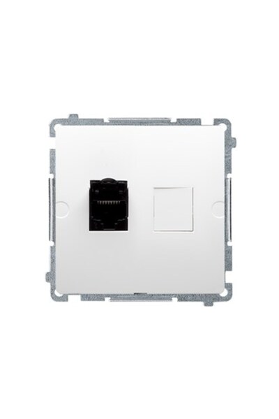 Other Priză RJ45 Cat. 6 cu capac anti-praf, albă