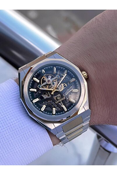 Raymond Steel Cord Automatic Mechanism 2 Years Warranty 5 Atm Men's Wristwatch+Bracelet Rmd.12