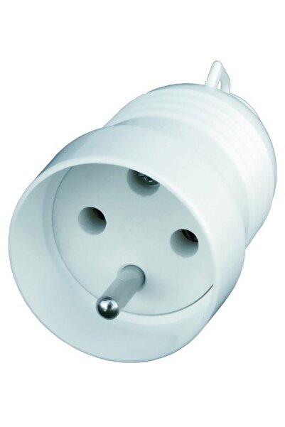 Other Priză dreaptă portabilă SIMET G1, albă, 87311006