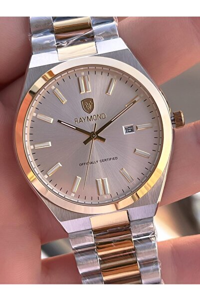 Raymond Special Steel Cord for Engagement and Grooms 2 Years Warranty 5 Atm Men's Wristwatch+Bracelet Rmd.29