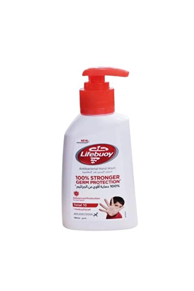 LİFEBUOY لايف بوي سائل غسول اليدين عناية متكاملة للحماية من الجراثيم- 180مل