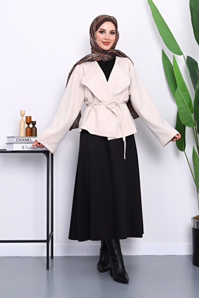 İmajButik Κοντό μπουφάν με πέτο από πέτρα σαλιάρα Scuba Puff