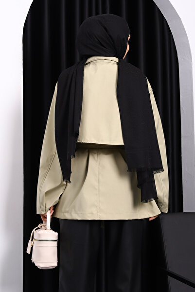 İmajButik Ανοιχτό χακί μπουφάν Bondit με oversized τσέπες