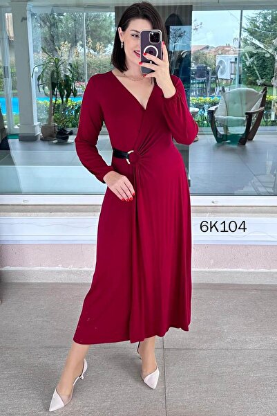 İnce Topuk Rochie din țesătură cu cristale cu cataramă cu detalii din piele 6...